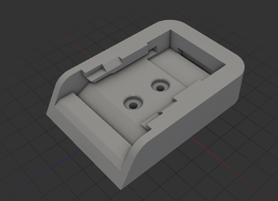 Battery Mount Model Image