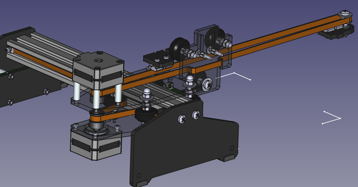 Modelled Belts in Motion System