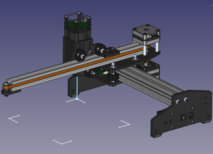 Ortur AL1 Laser Etcher Modelled